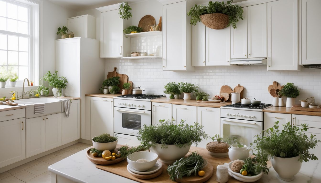 Warm kitchen hero image for Chefs Mate homepage