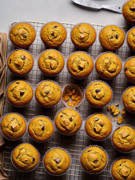 Pumpkin and cheese muffins