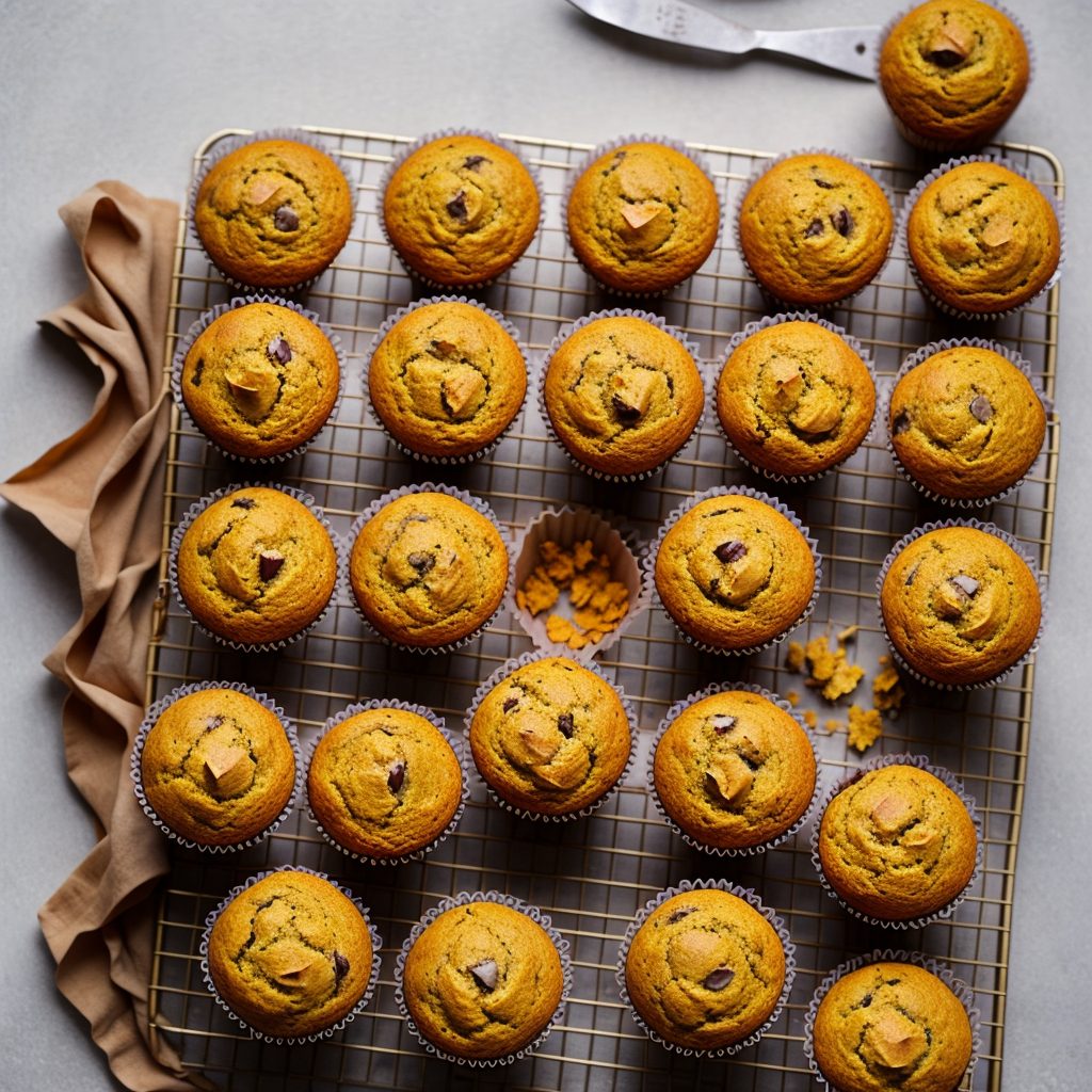 Pumpkin and cheese muffins
