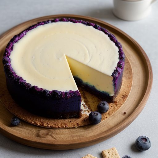 Step Blueberry Cheese Cake recipe image