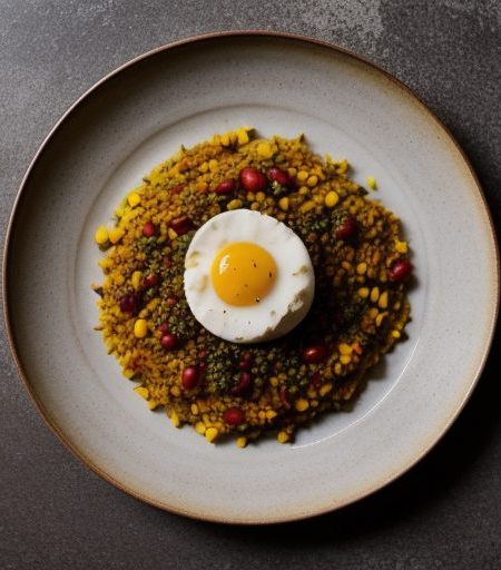 Min: Pepper Corn Paella - Vegetarian Dish recipe image