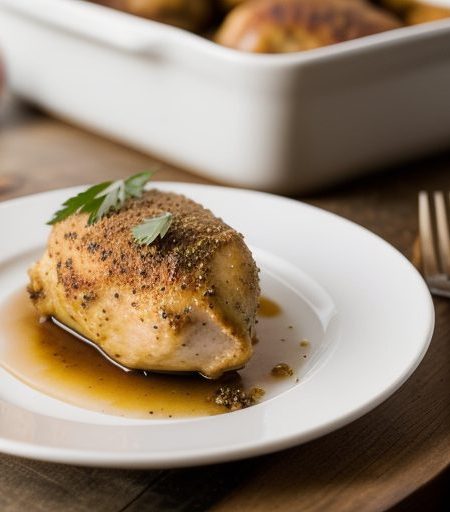 Baked Chicken With Apples recipe image