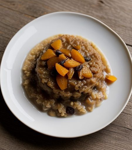 Calcium-Rich: Apricot & Raisin Rice Pudding recipe image