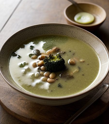 Calcium-Rich: Broccoli Bean Soup recipe image