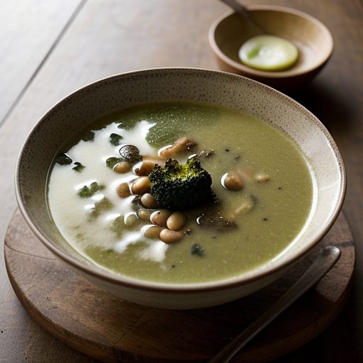 Calcium-Rich: Broccoli Bean Soup recipe image