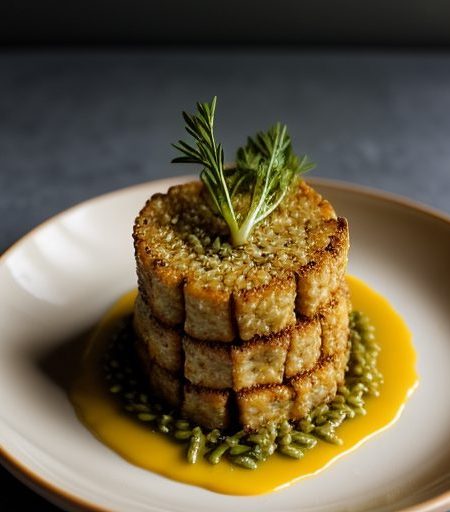 Calfs Feet With Saffron Risotto recipe image