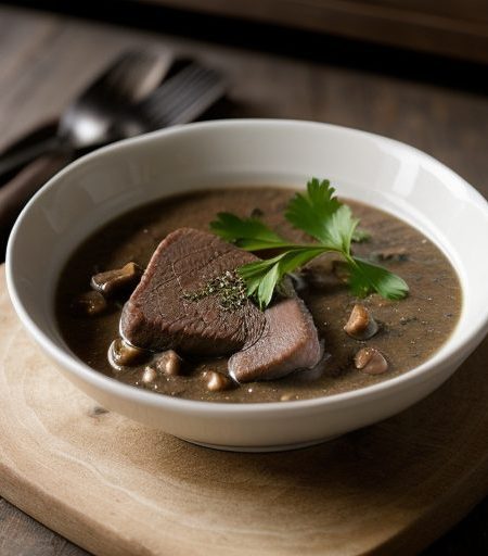 Calf's Liver With Onion Sauce recipe image