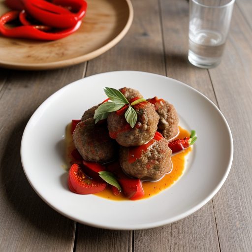California Country Meatballs & Peppers recipe image