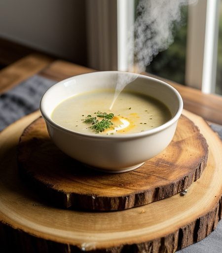 California Garlic Soup Fondue recipe image