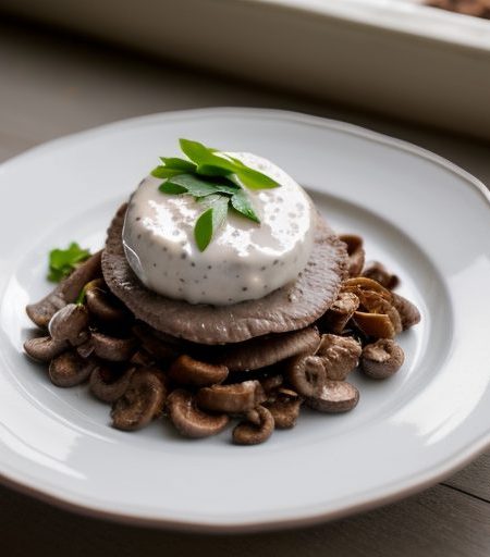 Calves Liver Stroganoff recipe image