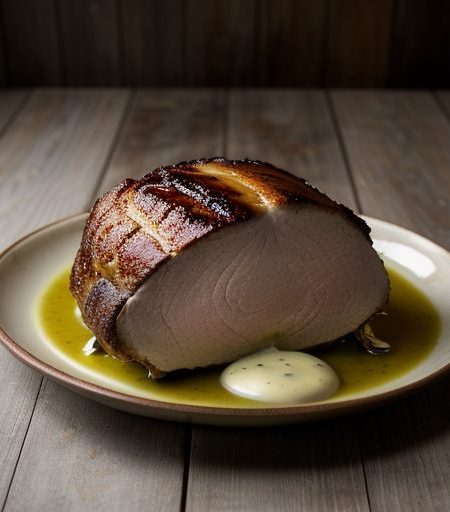 Calypso Pork Roast With Lime Sauce recipe image