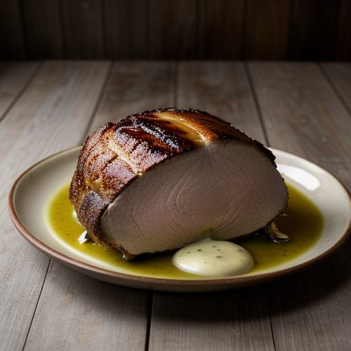 Calypso Pork Roast With Lime Sauce recipe image