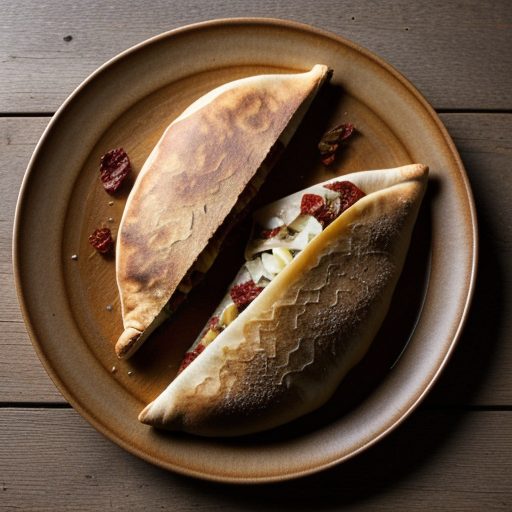 Calzone With Sun-Dried Tomatoes recipe image