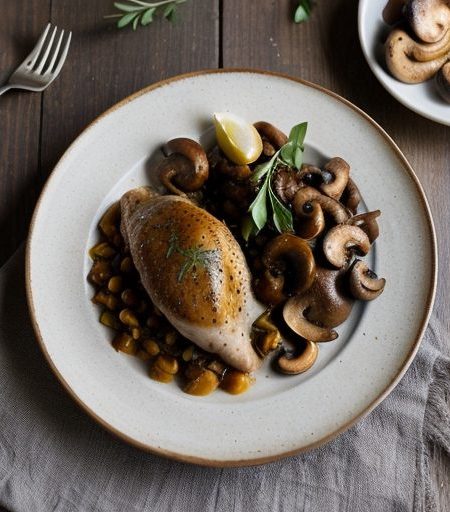 Campbell's Spanish Chicken & Mushrooms recipe image