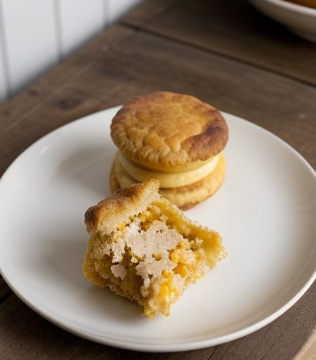 Canadian Bacon & Cheddar Puff recipe image