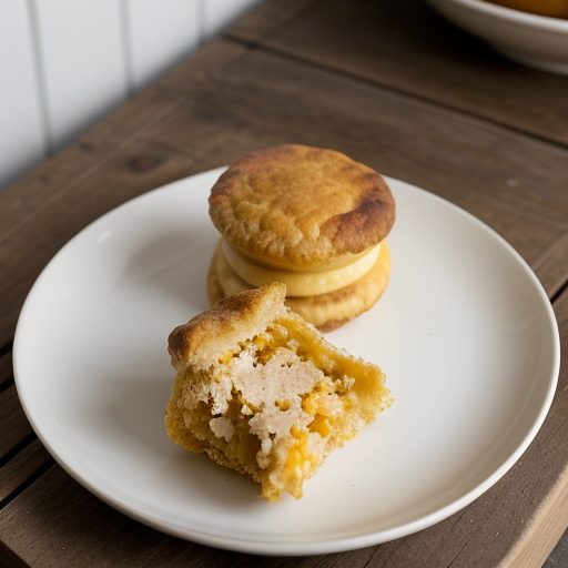 Canadian Bacon & Cheddar Puff recipe image