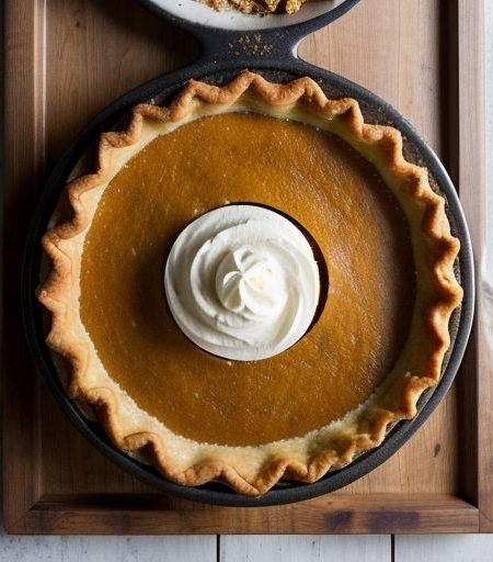 Candied Ginger-Sweet Potato Pie recipe image