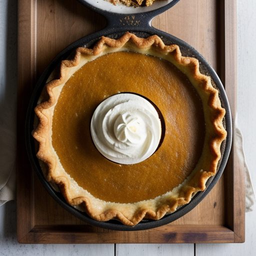 Candied Ginger-Sweet Potato Pie recipe image