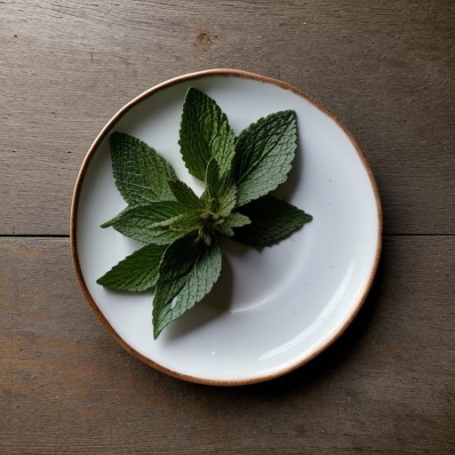 Candied Mint Leaves recipe image