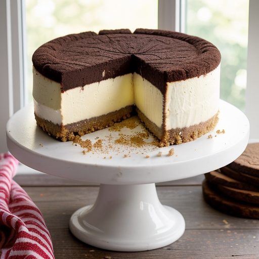 Candy Cane Cheesecake recipe image