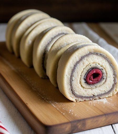 Candy Cane Rolls recipe image