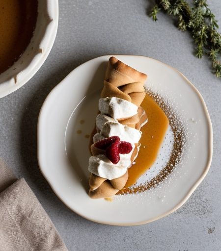 Cannoli Cream Pizza recipe image