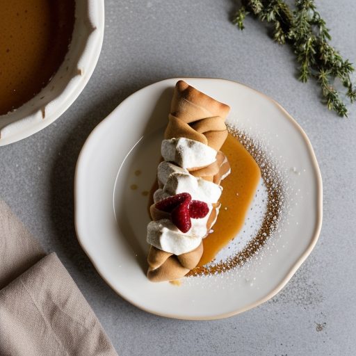 Cannoli Cream Pizza recipe image