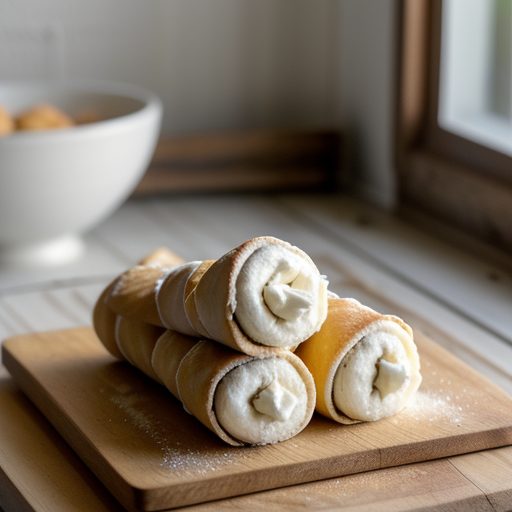 Cannoli (Cream Rolls recipe image