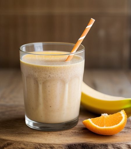 Cantaloupe Banana Smoothie recipe image