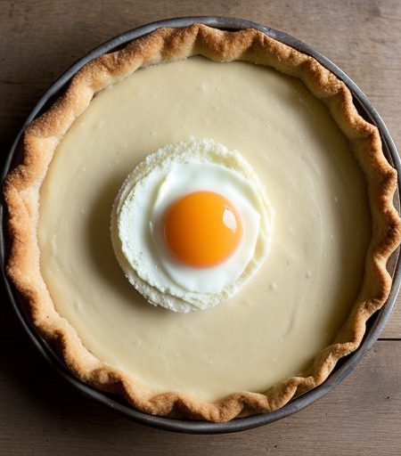 Cantaloupe Cream Pie recipe image