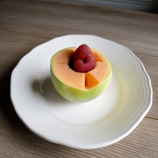 /2 Cantaloupe - Peeled, Seeded and Cubed recipe image