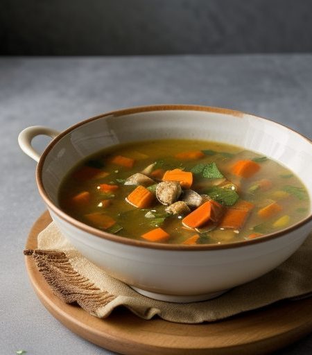 Canton Chicken & Vegetable Soup recipe image