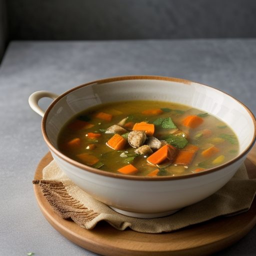 Canton Chicken & Vegetable Soup recipe image