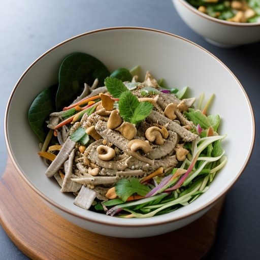 Cantonese Chicken Salad With Cashews recipe image