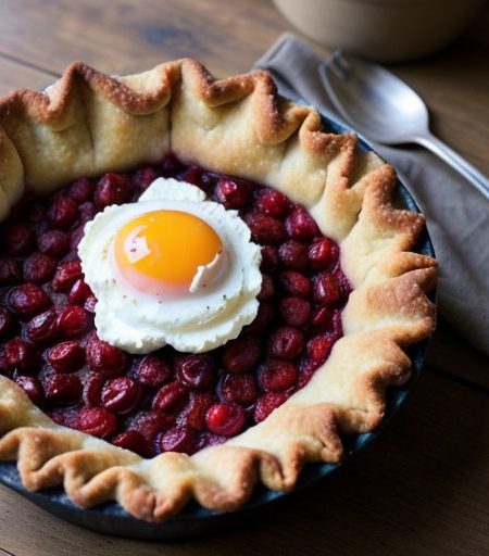 Cape Cod Cranberry Pie recipe image