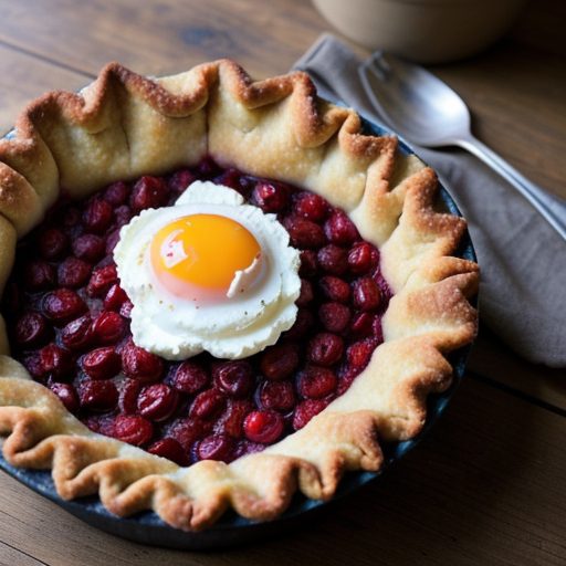Cape Cod Cranberry Pie recipe image