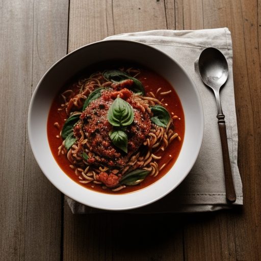 Capellini With Fresh Tomato & Basil Sauce - S recipe image