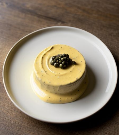 Caper-Saffron Mayonnaise - Bon Appetit recipe image