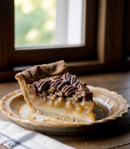 Caramel Apple Pecan Pie recipe image