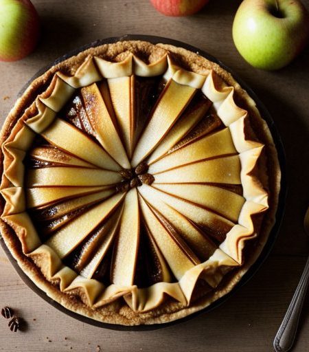 Caramel Apple Phyllo Tart recipe image