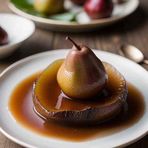 Caramel-Baked Pears recipe image