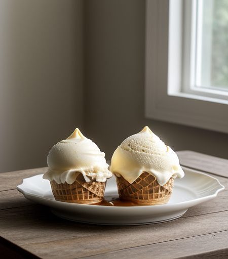 Caramel Cage Covers for Ice Cream (Kh recipe image