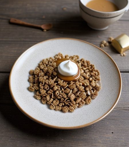 Caramel Cereal Mix recipe image