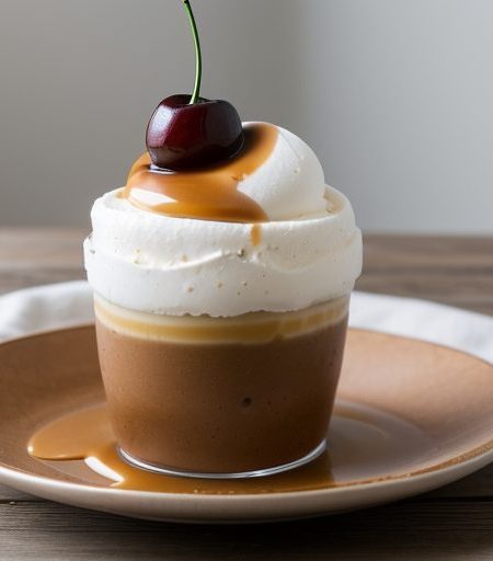 Caramel Cherry Sundae recipe image
