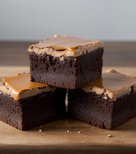 Caramel Chocolate Brownies recipe image