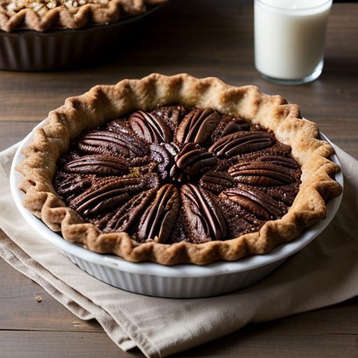 Caramel-Chocolate Pecan Pie recipe image