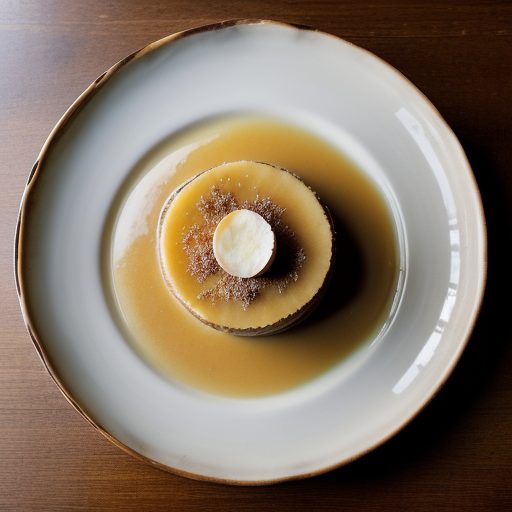 Caramel Coconut Custard With Plantains - Country Living recipe image