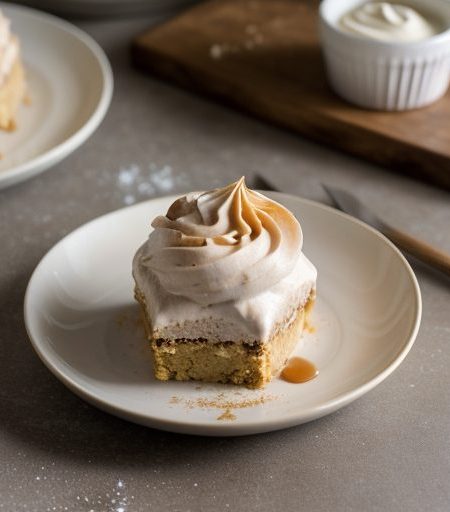 Caramel Fluff Frosting recipe image