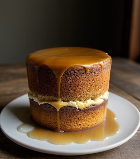 Caramel-Glzed Apple-Pecan Pound Cake recipe image