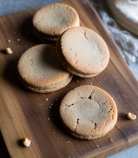 Caramel-Nut Sticky Biscuits recipe image